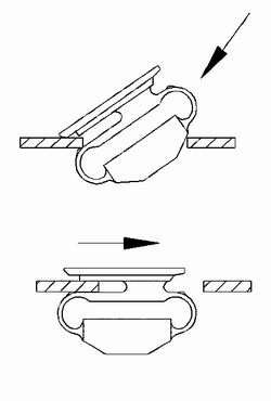 Mini Clip-In Receptacle Installation Drawing