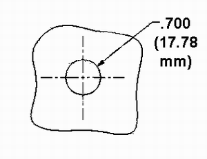 Ejecting Stud Support Preparation Drawing