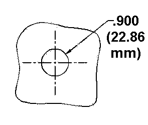 Ejecting Stud Support Preparation Drawing