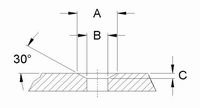 Drill and Countersink Holes Drawing