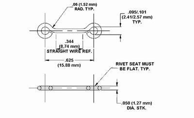 3502-SS Receptacle Dimension Drawing