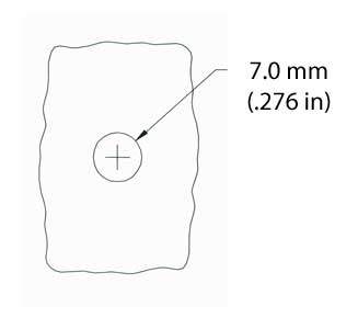 PX-1600 Stud Panel Preparation Drawing