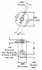 Racex Oval Head Stud Picture