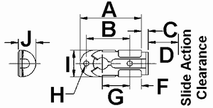 Slide Latch Dimension Drawing