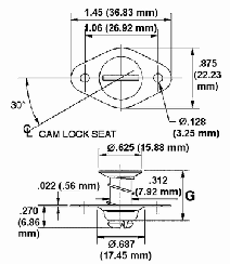 Self Ejecting Stud Drawing