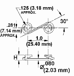 S-Spring Receptacle Drawing