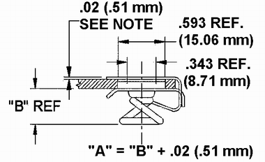 Slip-On Receptacle Selection Drawing