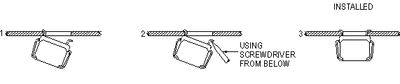 Square Hole Receptacle Installation Procedure Drawings