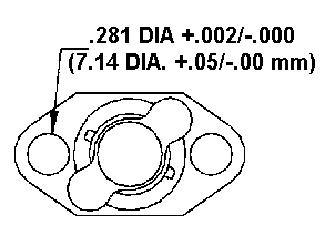 Floating Receptacle Dimension Drawing