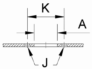 Drill and Countersink Support Panel Drawing